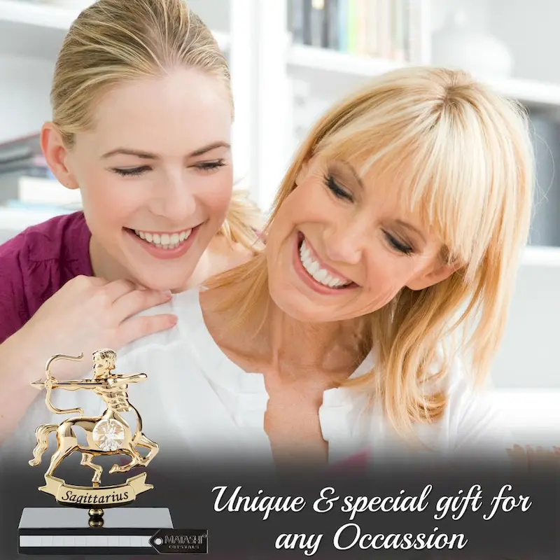 Matashi 24K Gold Plated Zodiac Astrological Sign Sagittarius Figurine