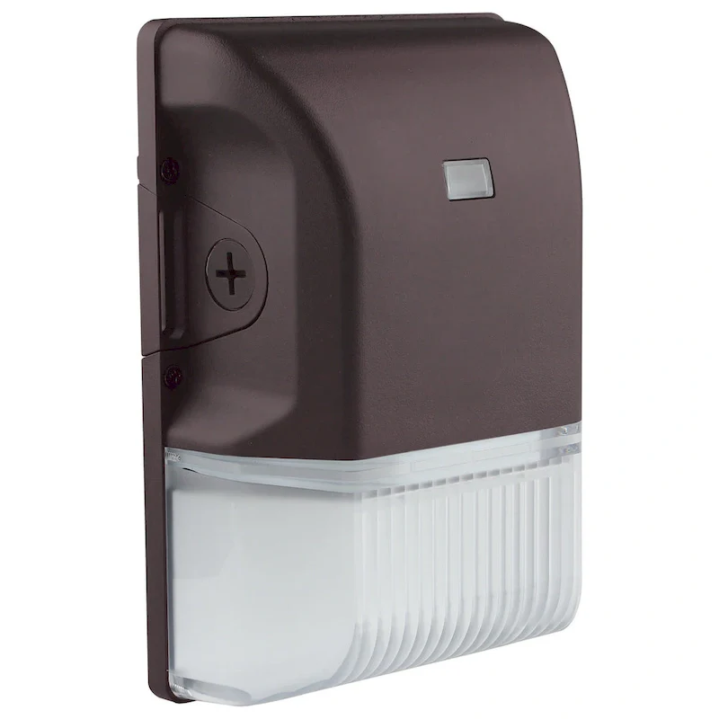 LED Small Wall Pack 20W CCT Selectable 3K/4K/5K Bronze Finish 100-277V