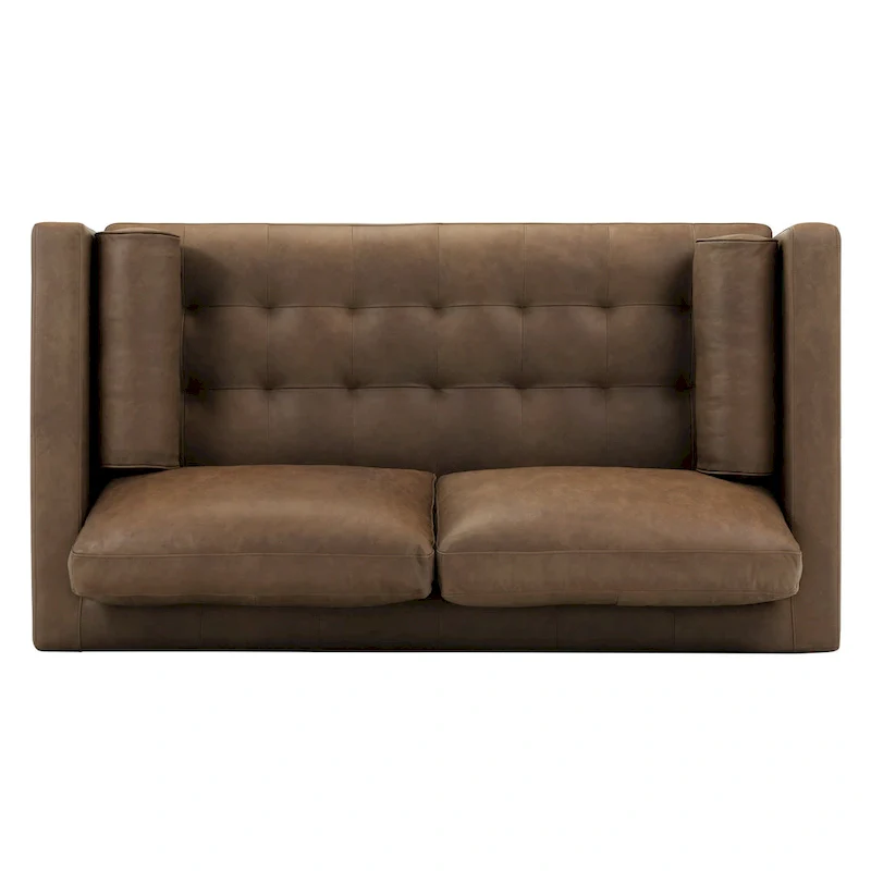 Napa 72 Apartment Sofa - Full Grain Genuine Italian Leather