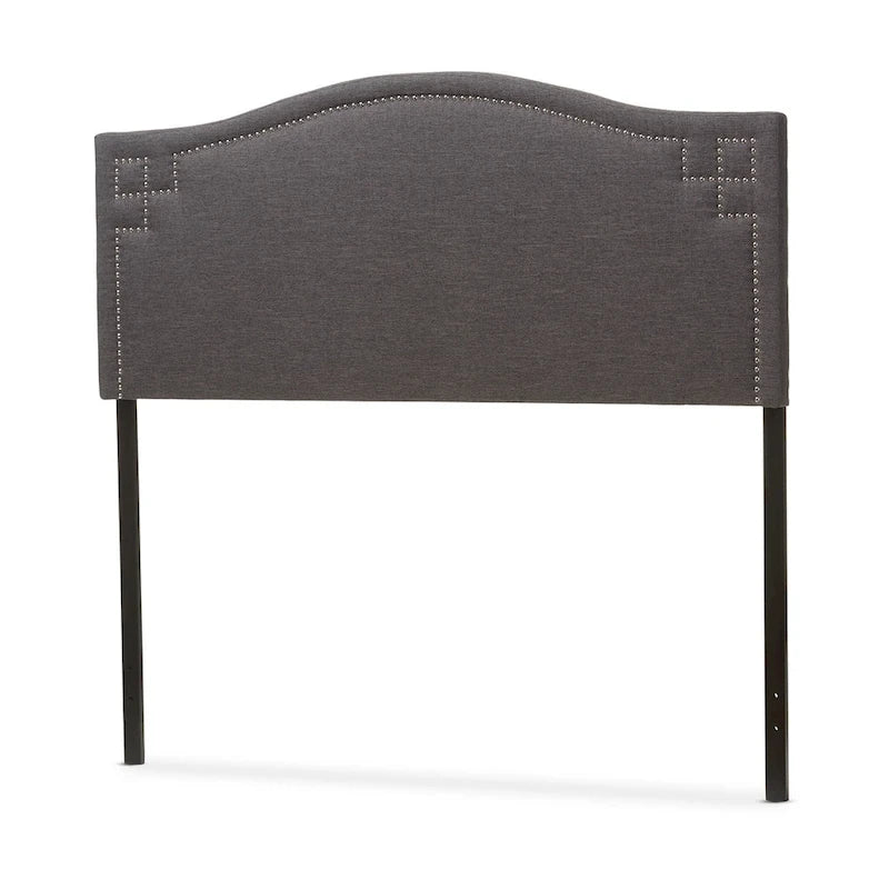 Copper Grove Daisy Modern Dark Grey Upholstered Headboard