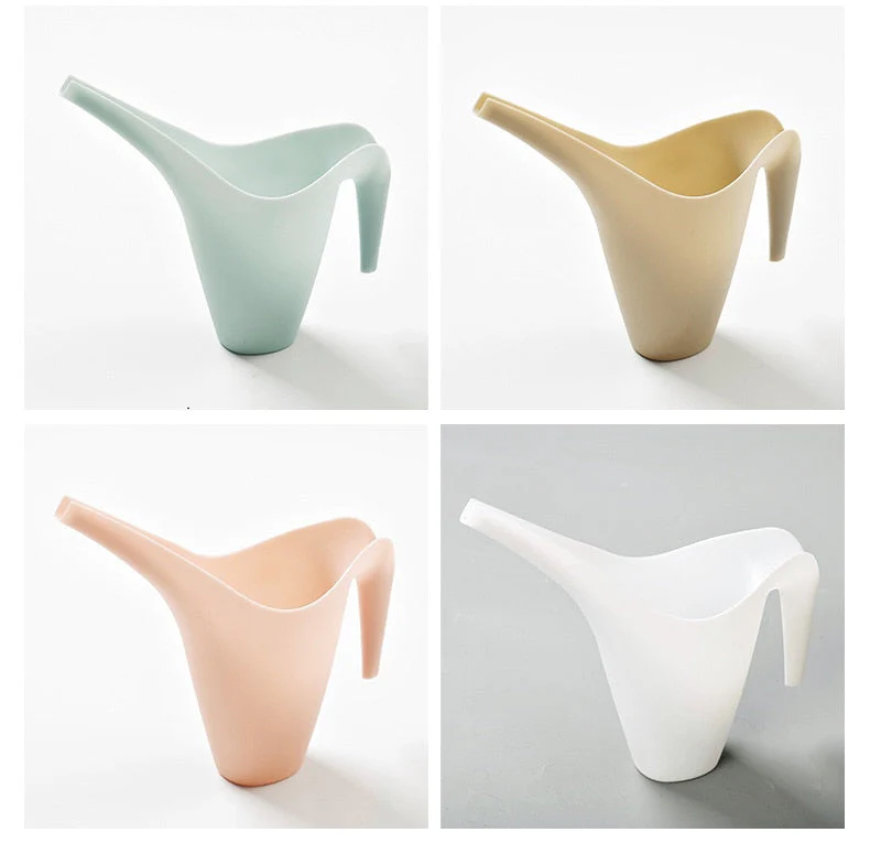 HULIANFU Plastic pouring water bottle with pointed mouth and long mouth Home flower potted watering watering can gardening watering tool - Deanwangkt