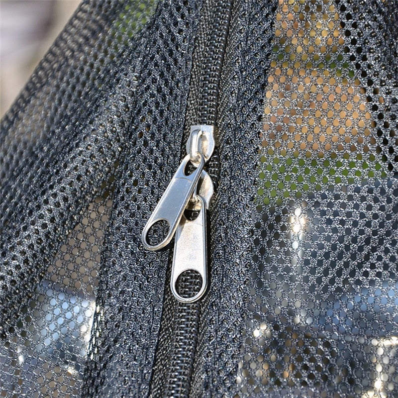 HULIANFU Portable Drying Dryer Rack Net Folding 3 Layer Clothes Hanging Mesh Bag Dish Shelf for Outdoor Camping Herbs Flowers Buds - Deanwangkt