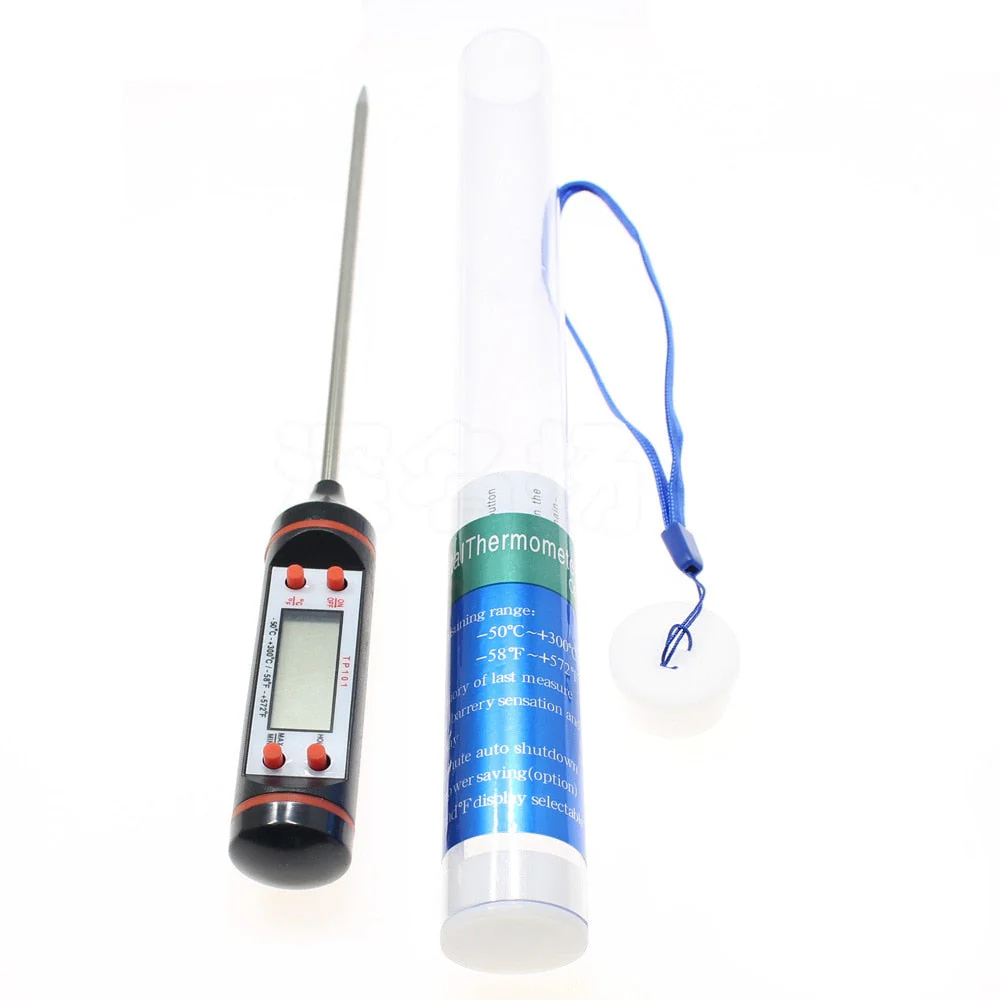 HULIANFU LCD Digital Kitchen Probe Thermometer Food Cooking Food Liquid Digital Thermometer Meat BBQ Milk Probe For Kitchen COD - Deanwangkt