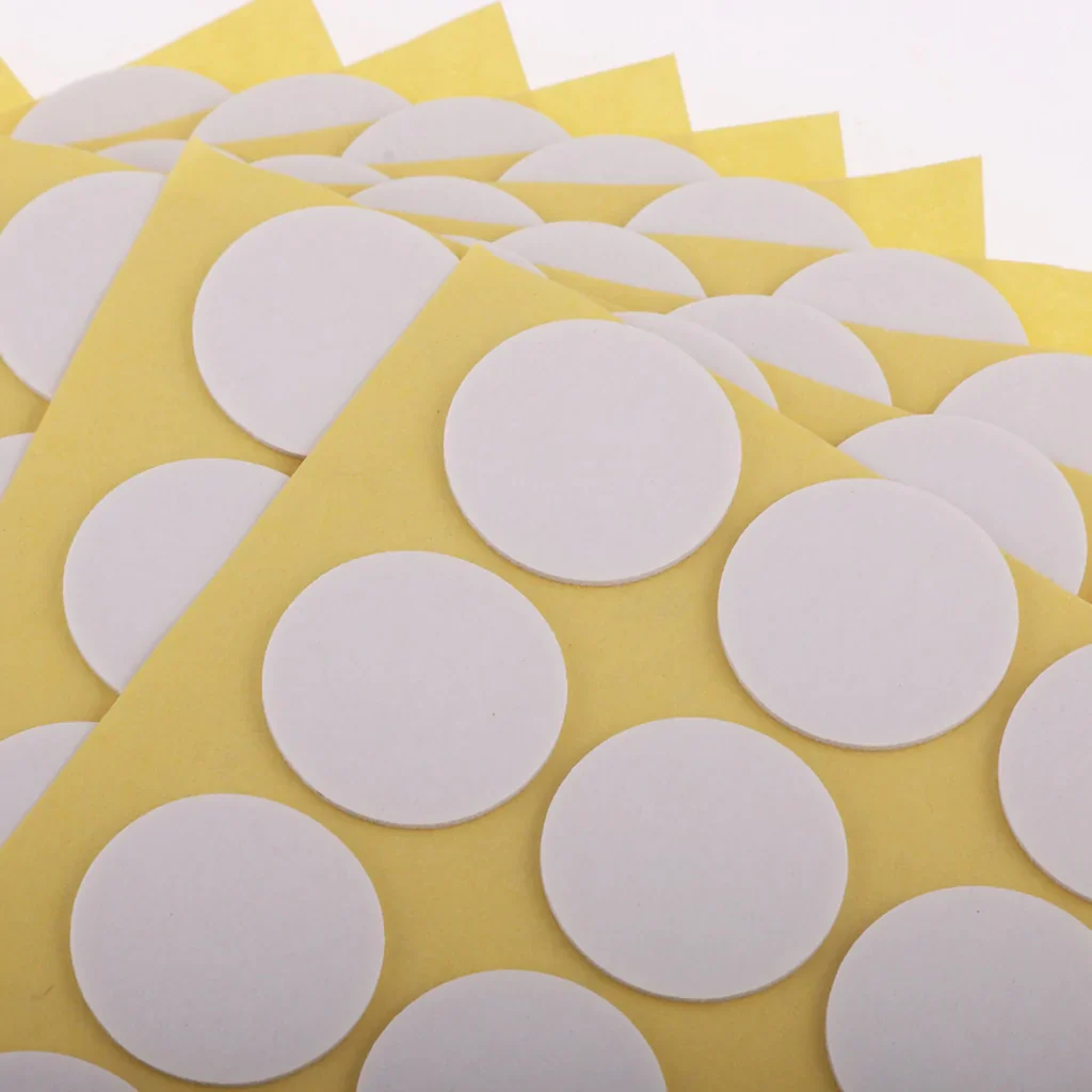 HULIANFU Pack of 100/200 Candle Wick Stickers Double-sided Adhesive Dots for Candle Making 20mm - Deanwangkt