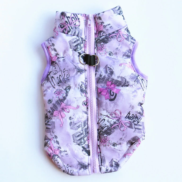 HULIANFU Warm Dog Clothes For Small Dog Windproof Winter Pet Dog Coat Jacket Padded Clothes Puppy Outfit Vest Yorkie Chihuahua Clothes - Deanwangkt
