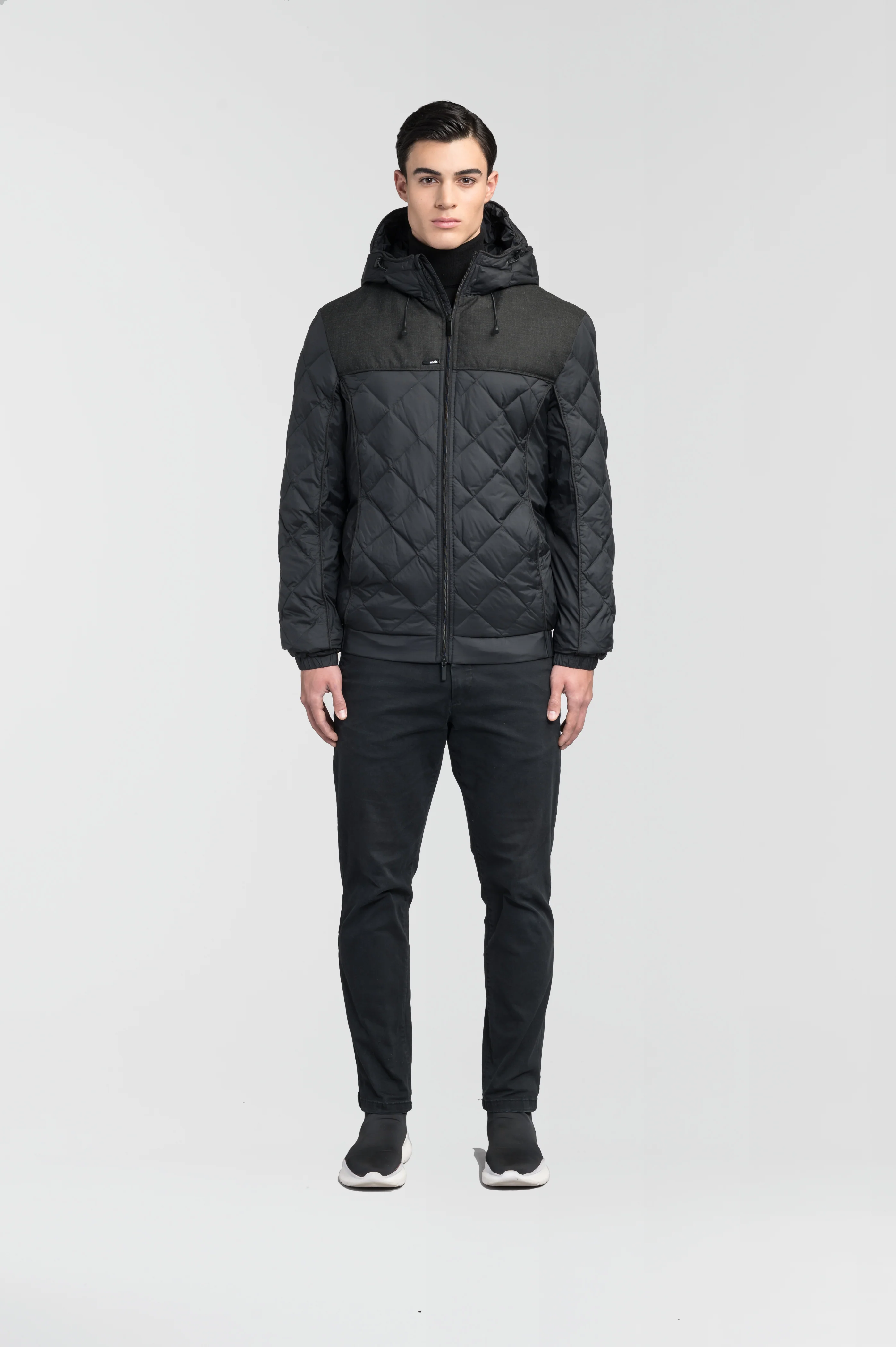 Elroy Men's Quilted Hooded Jacket