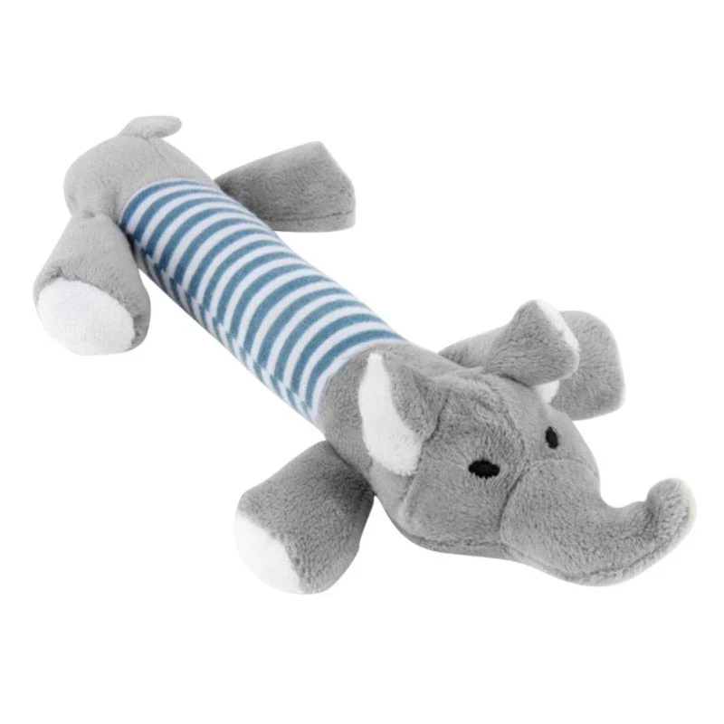 HULIANFU Pet Dog Plush Toy Squeaker Chew Animal Toy Octopus Skin Shell Bite Resistant Plush Toy Funny Durability Molar Toy Pets Supplies - Deanwangkt