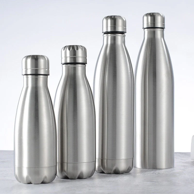 HULIANFU Travel Drinking Kettle Outdoor Sport Water Bottle 500ml Double Wall Stainles Steel Thermos Cup Leakproof Insulated Vacuum Flask - Deanwangkt