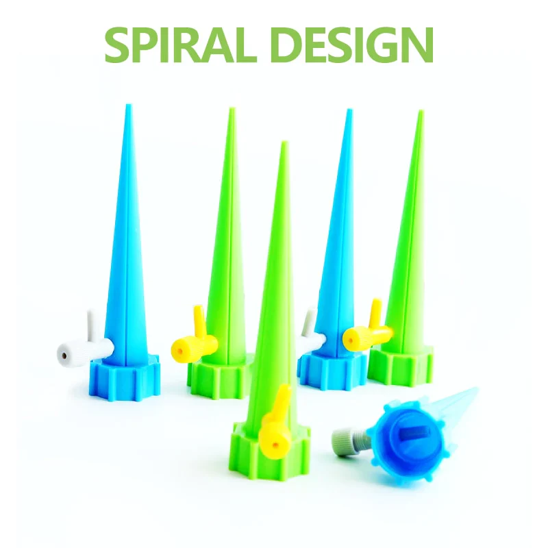 HULIANFU New 12PCS Drip Irrigation System Automatic Watering Spike for Plants Garden Watering System Irrigation System Greenhouse - Deanwangkt