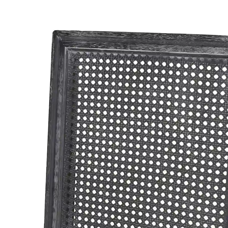 Regina Wood and Cane Upholstered Dining Chair (Set of 4) by Christopher Knight Home