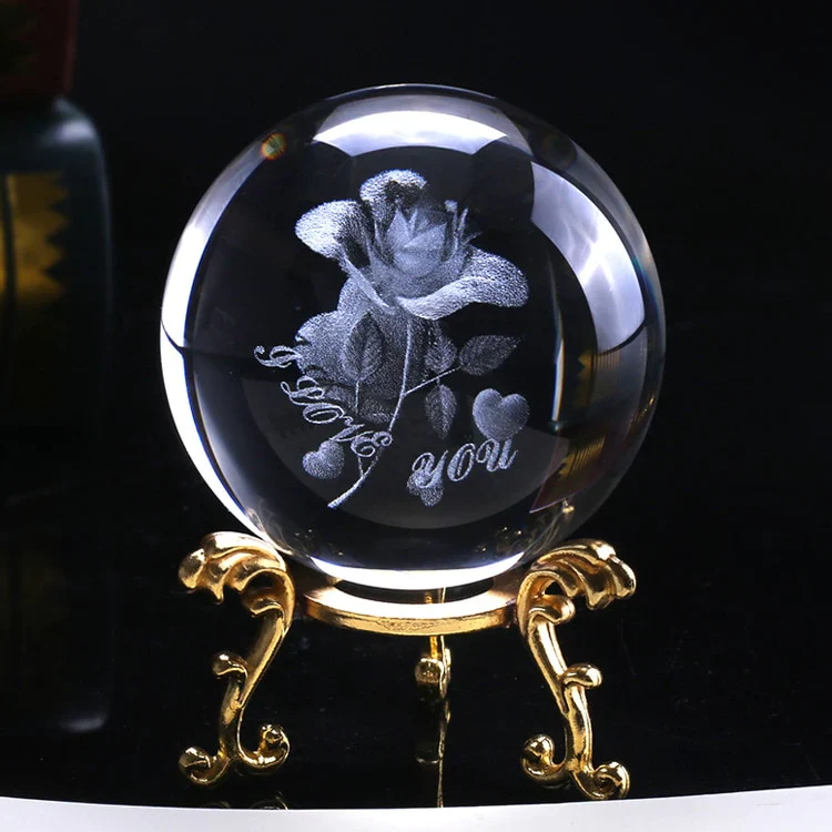 HULIANFU New 80mm K9 Crystal Solar System Planet Globe 3D Laser Engraved Sun System Ball with Touch Switch LED Light Base Astronomy Gifts - Deanwangkt