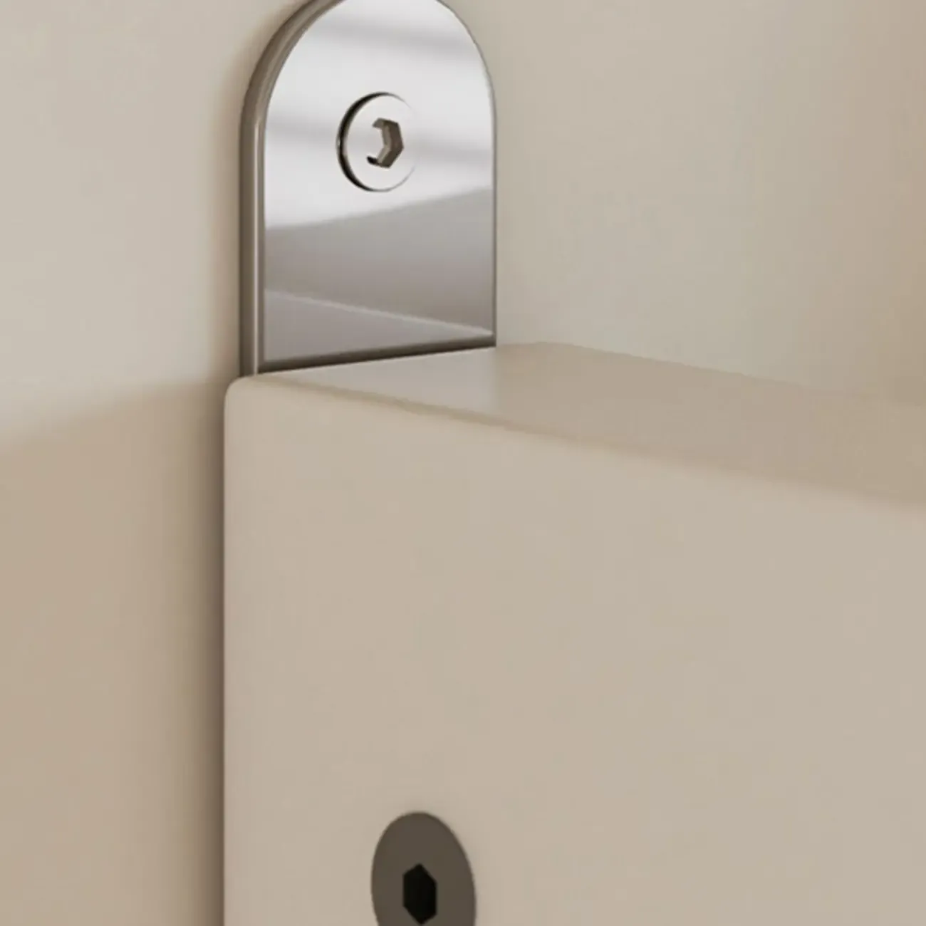 Tall Modern White Wooden Open Vertical Bookcase