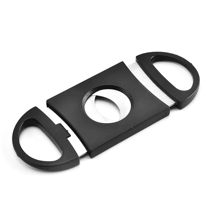HULIANFU Stainless Steel Cigar Cutter New Metal Classic Guillotine Scissors Gift Portable Smoking Accessories Gifts For Man cool gadgets - Deanwangkt