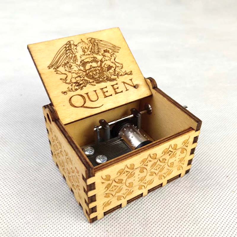 HULIANFU Wife friends Star Ball Birthday Present Music Christmas Theme Anonymity Box Wooden Castle MY Children Gift Goigeous - Deanwangkt