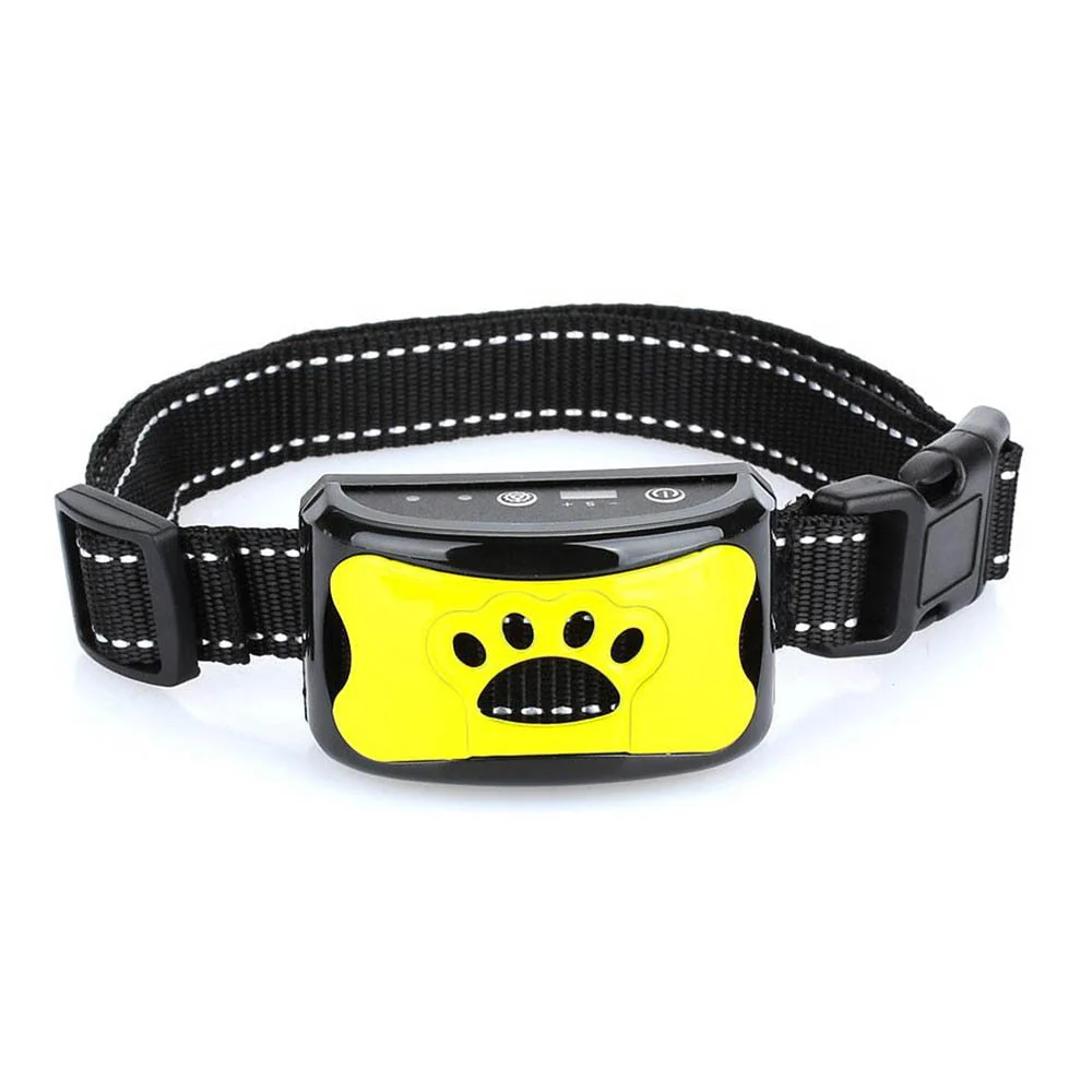 HULIANFU Pet Dog Anti-Barking Automatic Collar Dog Training Collar USB Electric Ultrasonic Dog Stop Barking Vibration Anti Bark Collar - Deanwangkt