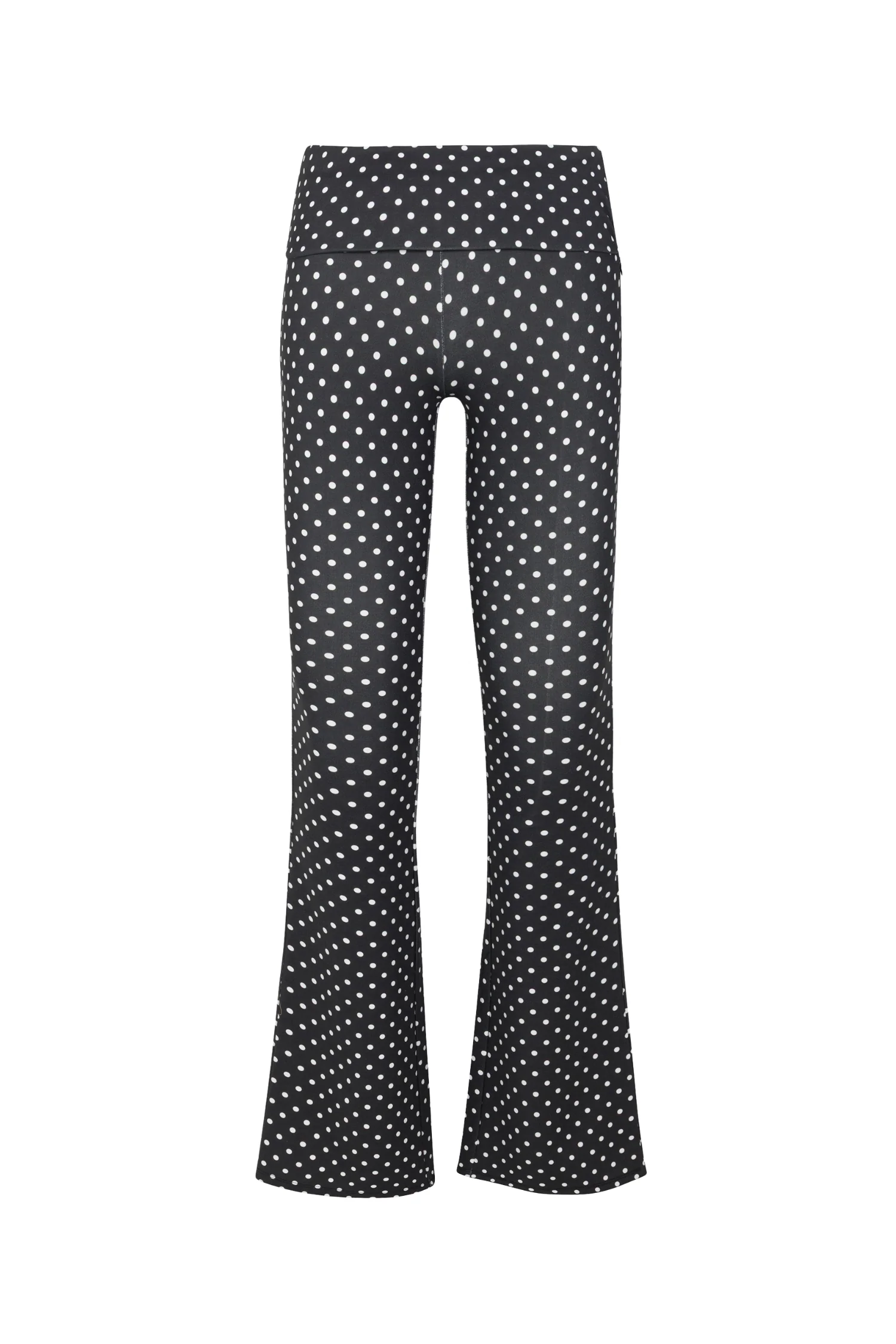 ALBA PANT - BLACK AND WHITE POLKA DOT