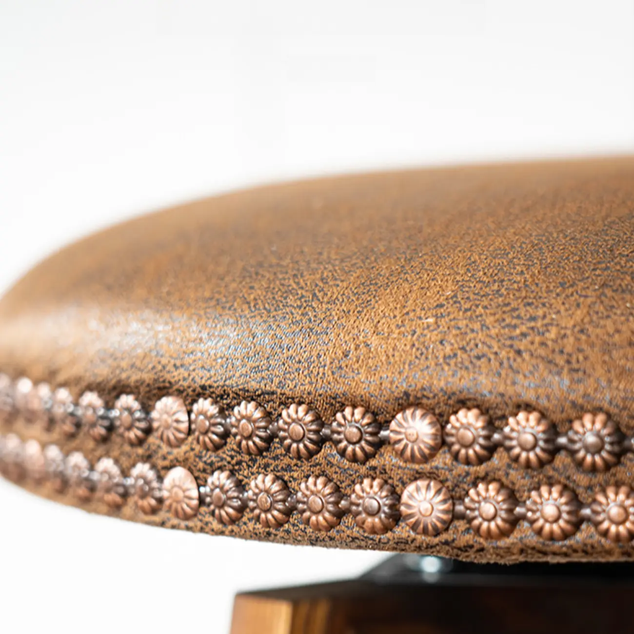 Bar Height Swivel Leather Modern Bar Stools