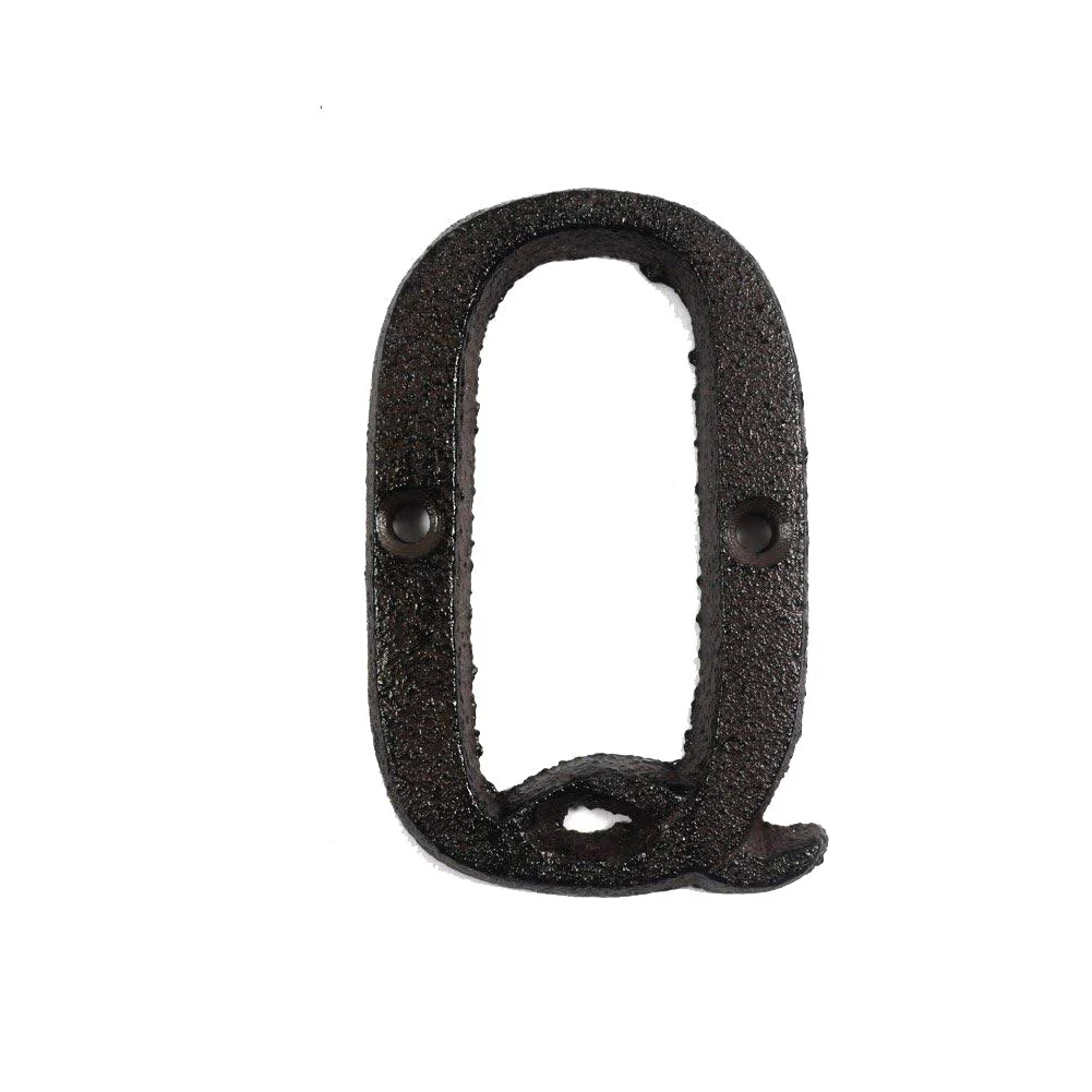 HULIANFU Metal Letters Numbers Cast Iron Decoration House Sign Doorplate DIY Cafe Wall CLH@8 - Deanwangkt
