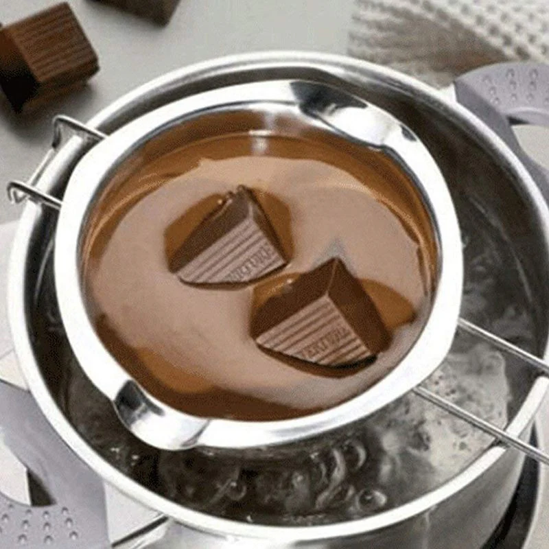 HULIANFU Long Handle Wax Melting Stainless Steel Pot DIY Scented Candle Soap Chocolate Butter Handmade Soap Tool Non-stick Easy Cleaning - Deanwangkt