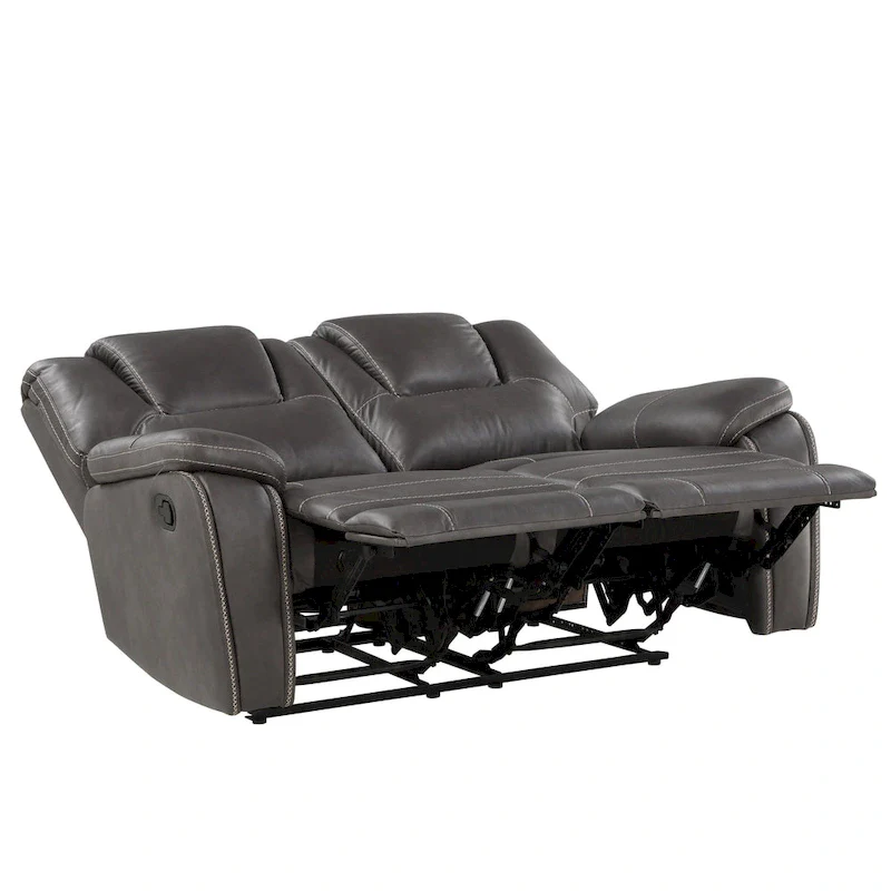 Kameryn Faux Leather Manual Reclining Loveseat