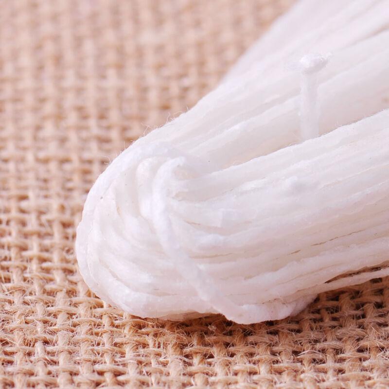 HULIANFU White 5/9 Metres of Braided Cotton Core Waxed Candle Making Wicks for Candle DIY Making - Deanwangkt
