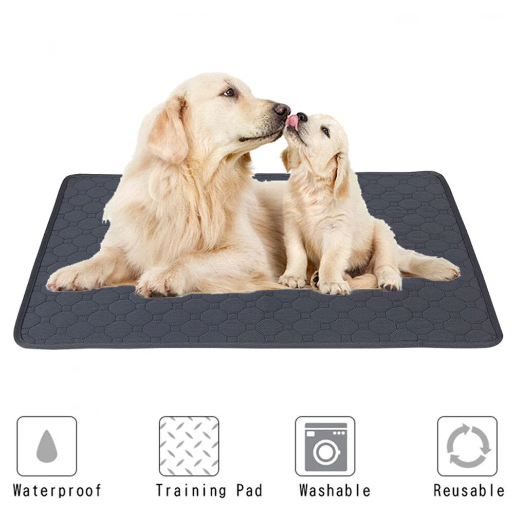 HULIANFU Washable Pet Dog Diaper Mat Waterproof Reusable Training Pad Urine Absorbent Environment Protect Diaper Mat Dogs Car Seat Cover - Deanwangkt