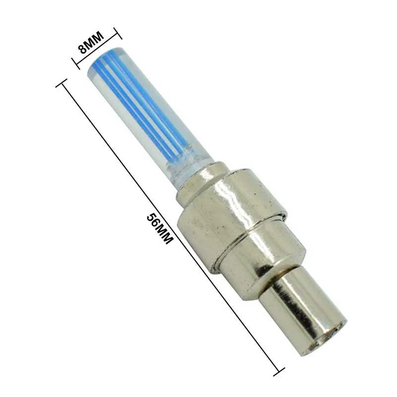 HULIANFU WasaFire Neon Bike Spoke Light Mini LED Bicycle Taillight MTB Wheel Tire Nozzle Valve Caps Lamp Cycling Warning Head Rear Light - Deanwangkt