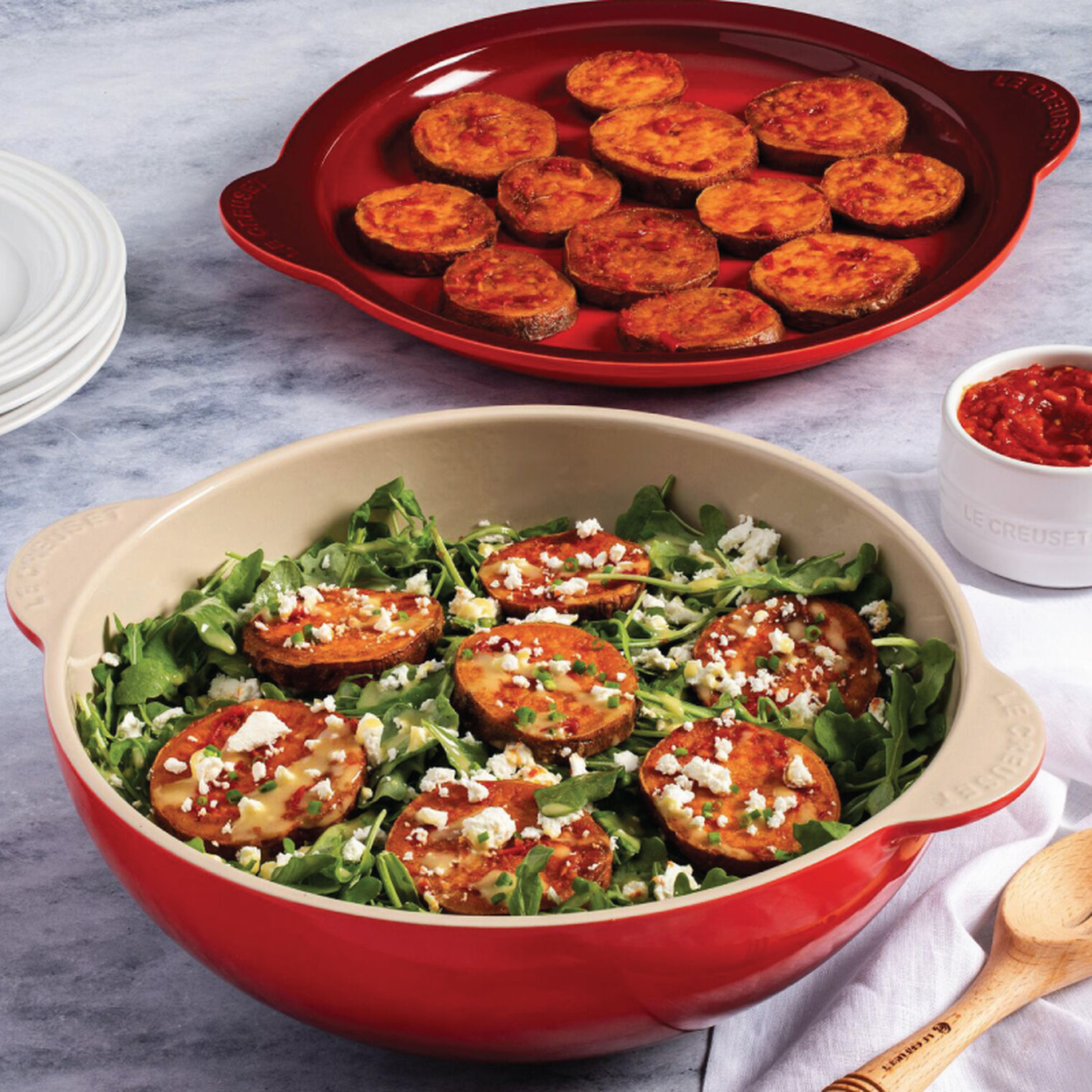 Signature Round Multifunction Baking Dish with Platter Lid