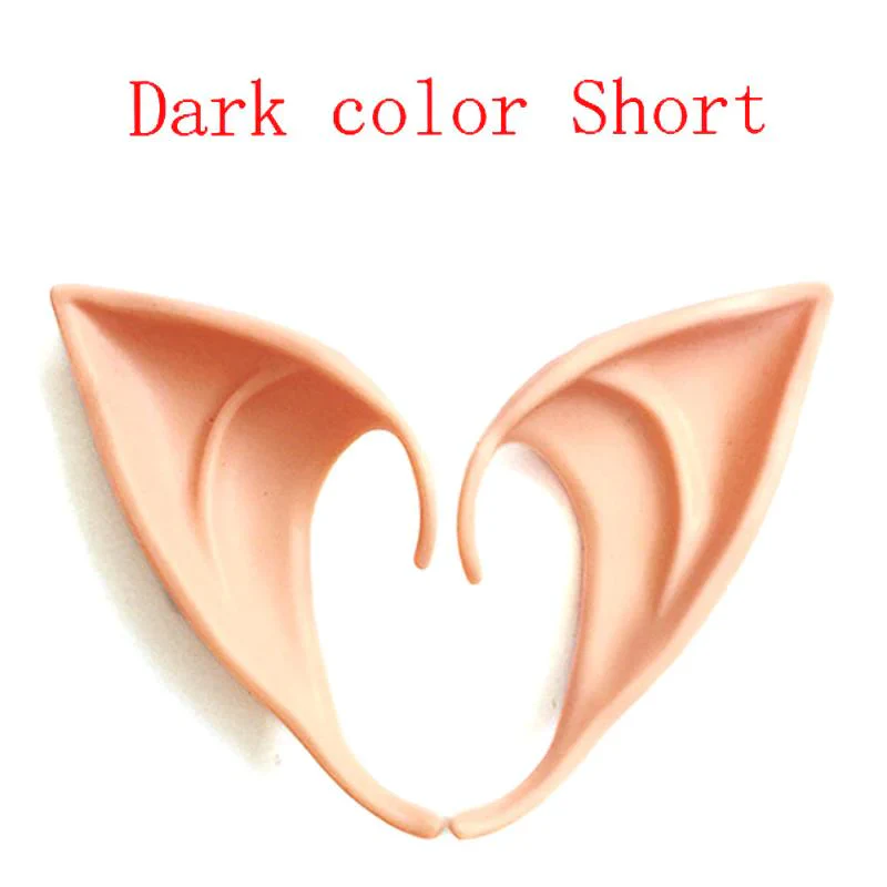 HULIANFU Party Decoration Latex Ears Fairy Cosplay Costume Accessories Angel Elven Elf Ears Photo Props Adult Kids Toys Halloween Supply - Deanwangkt