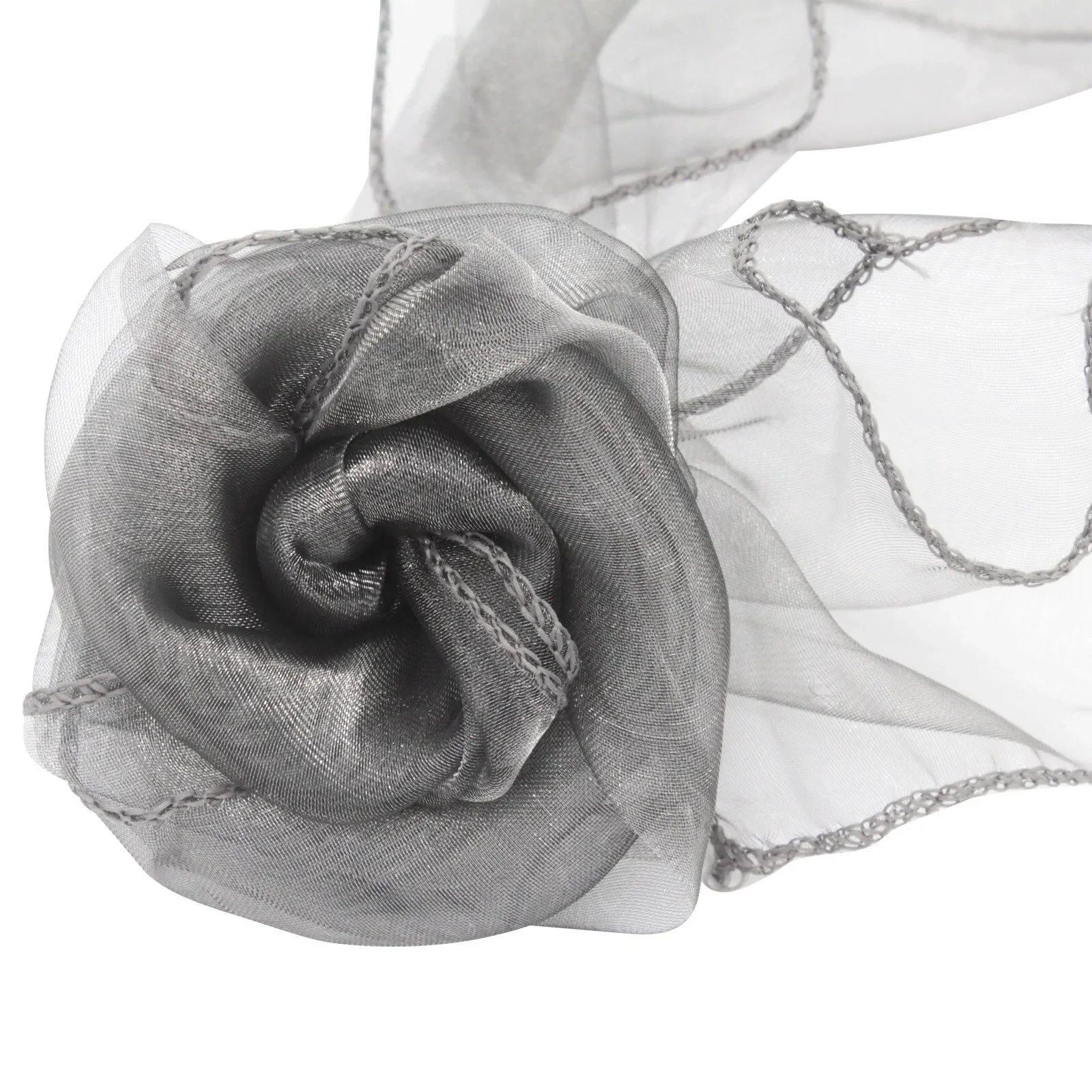 HULIANFU Organza Chair Sashes Bow Chair Covers Organza Fabric DIY Knot Chair Tie for Party Events Wedding Decoration 18cmx275cm - Deanwangkt