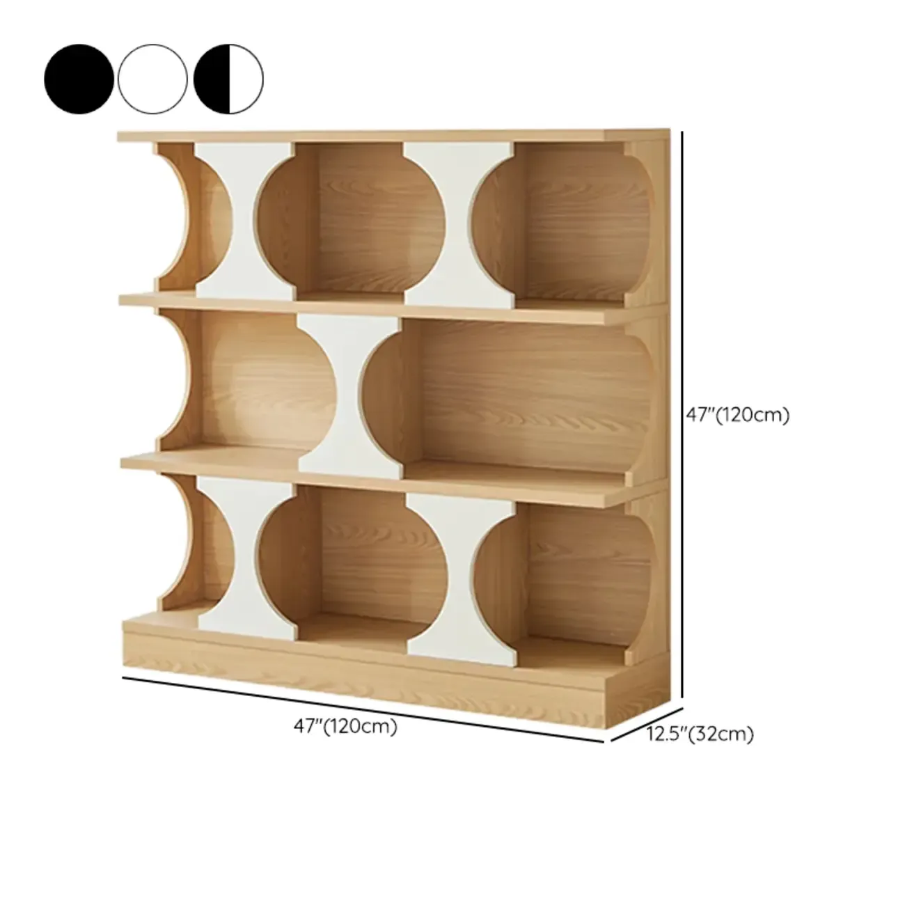 Wooden Cubitac Modern Display Cabinet with Shelves