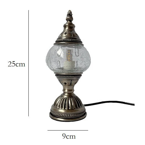 HULIANFU Turkish mosaic table Lamp vintage art deco Handcrafted lamparas de mesa mosaic Glass romantic bed light lamparas con mosaicos - Deanwangkt