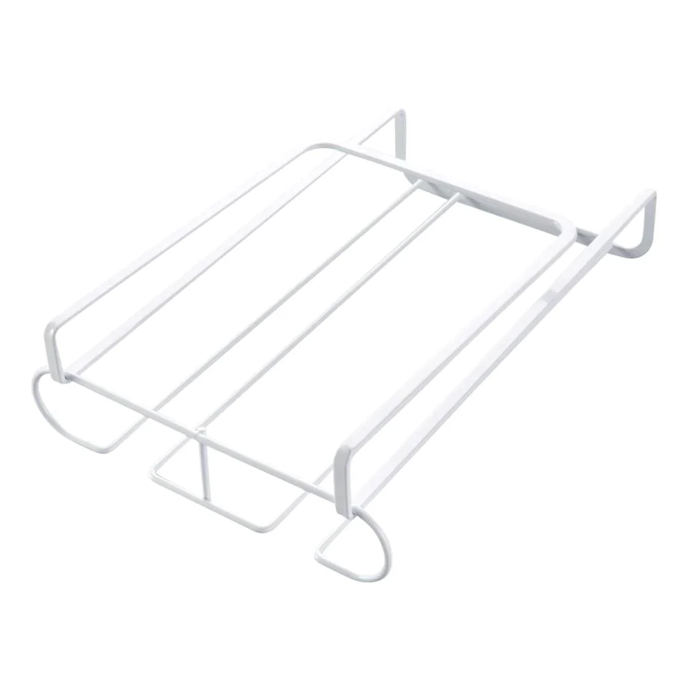 HULIANFU New Useful Stainless Steel Wine Rack Wine Glass Rack for Holder Glasses Storage Bar Kitchen 6-9 Cups Hanging Bar Hanger Shelf - Deanwangkt