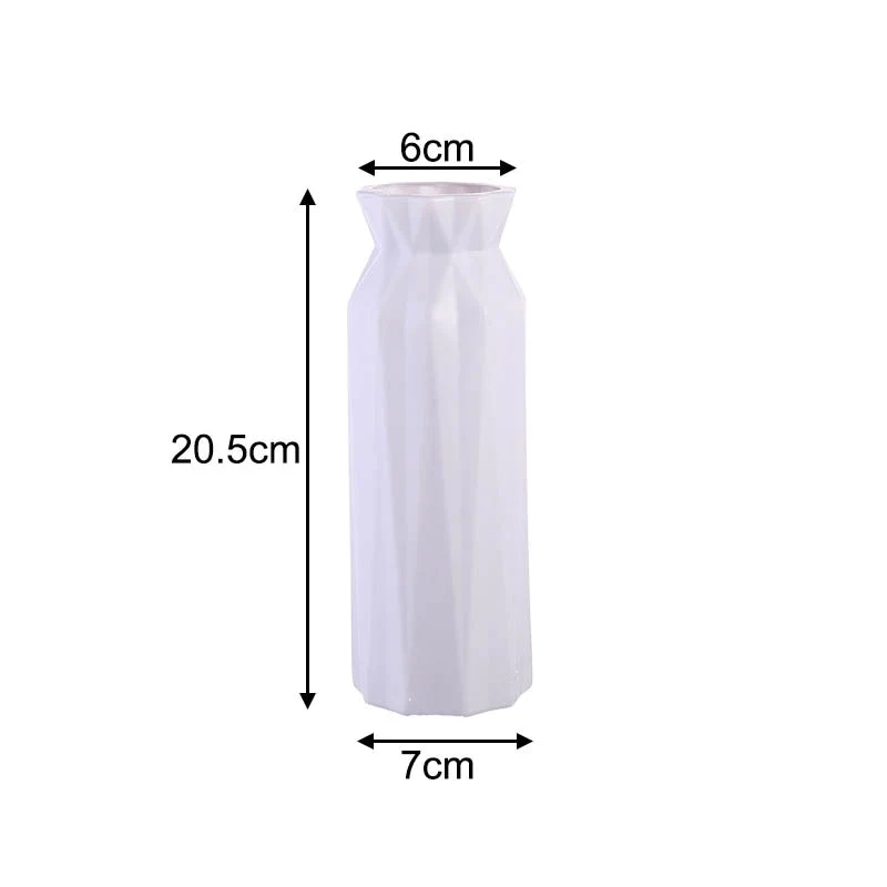 HULIANFU Modern vases decoration home Nordic Style Flower Arrangement Living Room Origami flower pot for interior - Deanwangkt