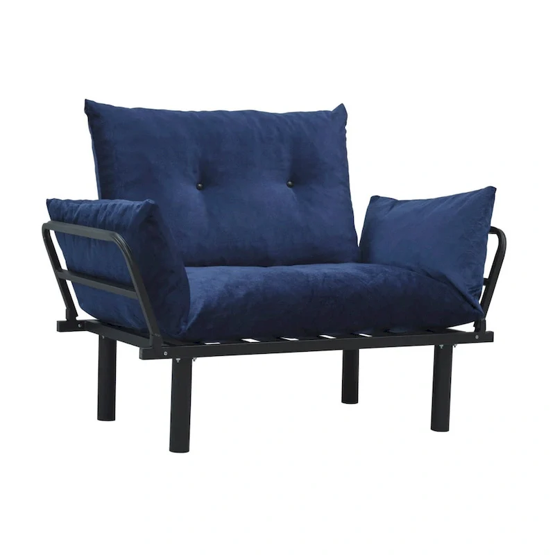 Sadio Metal Frame Loveseat With Removable Cushions