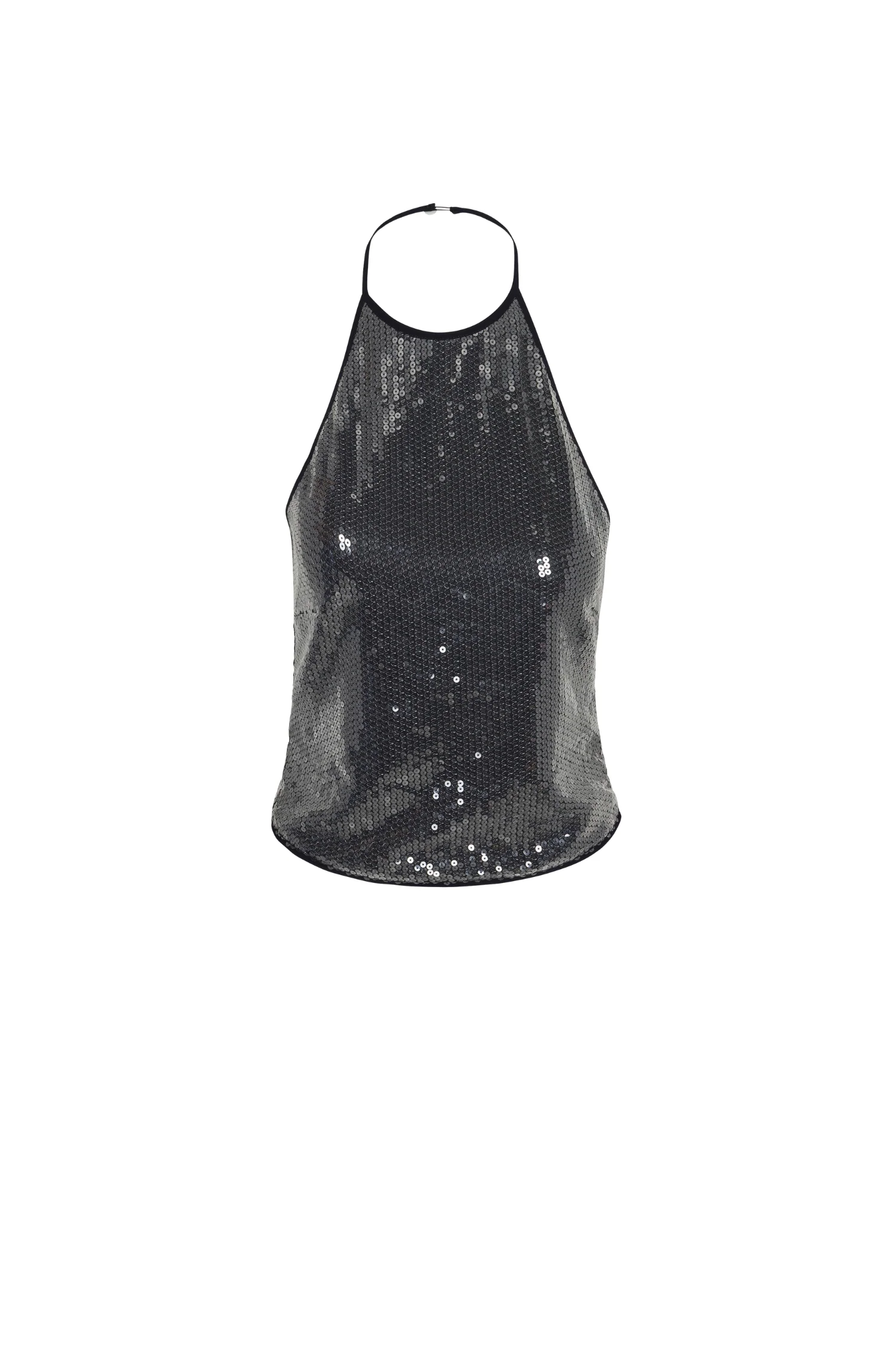 NATALIA TOP - BLACK SEQUIN