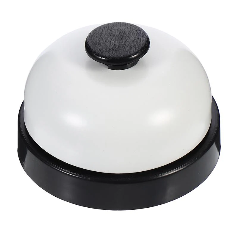 HULIANFU Stainless Steel Hand Pressing Service Bell Answer Bell Reception Desk Bell Ring Table Pet Bell For Restaurant Kitchen Bar - Deanwangkt