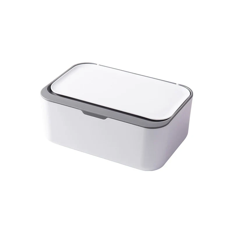 HULIANFU New   Plastic Tissue Box With Lid Wet Tissue Holder Baby Wipes Paper Storage Box Paper Towel Dispenser Home Napkin Organizer - Deanwangkt