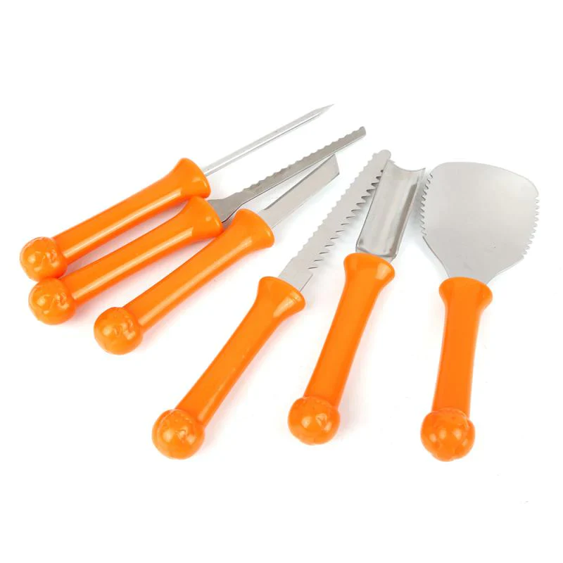 HULIANFU New 7 Piece Halloween Pumpkin Carving Tools Halloween Kids Pumpkin Carving Hand Tool Set Adults Professional Pumpkin Carving Kit - Deanwangkt