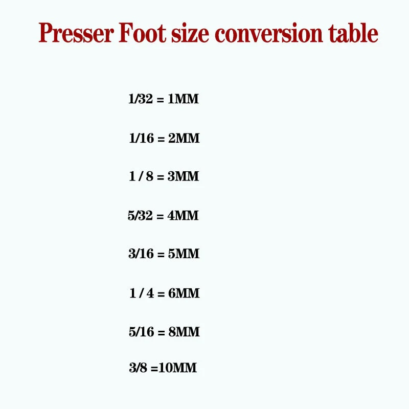 HULIANFU SP-18 Left and Right Side Stop Plastic Presser Foot Flat Plastic Presser Foot with Knife Open Thread Tangent Presser Foot - Deanwangkt