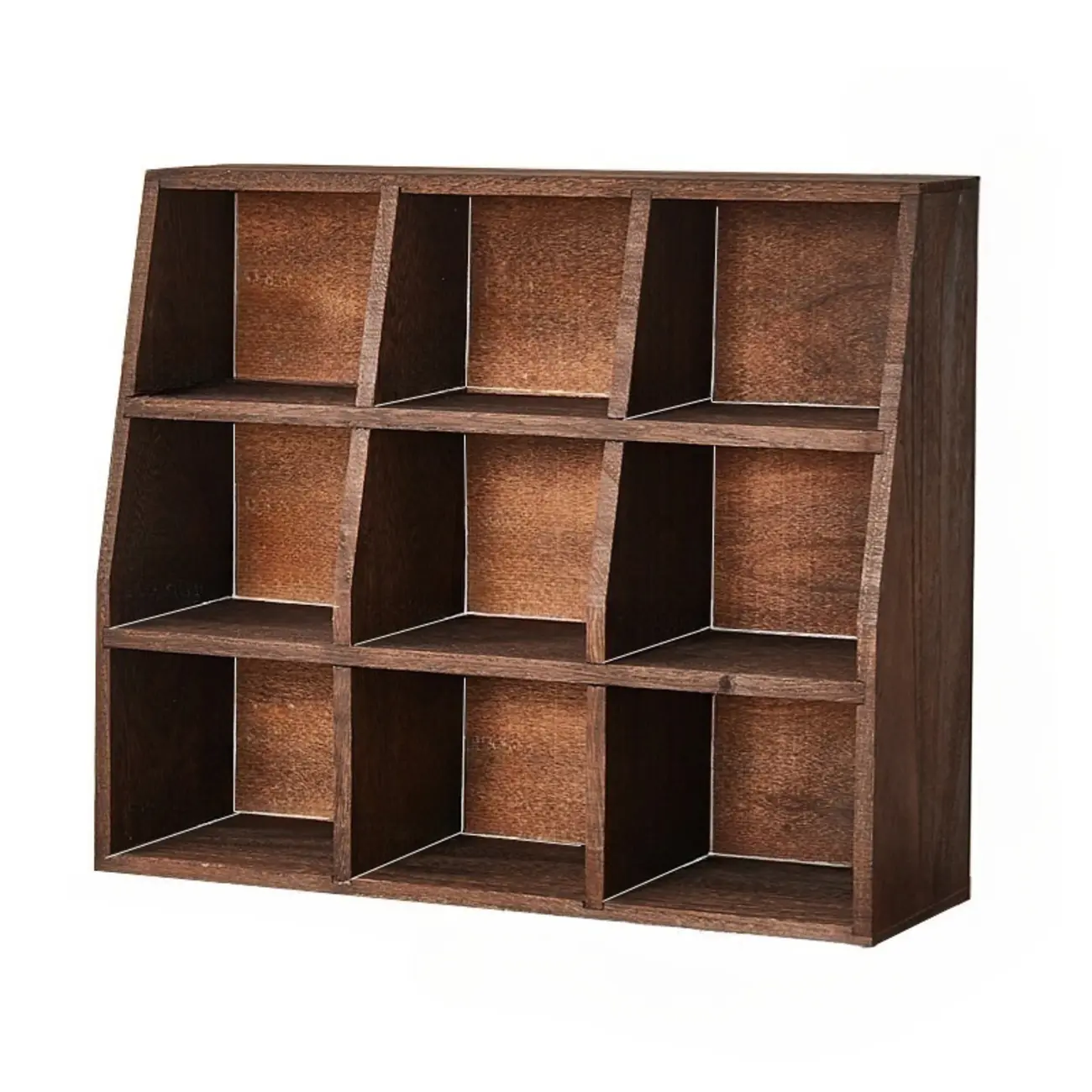 Wooden Open Display Cabinet for Living Room Decor