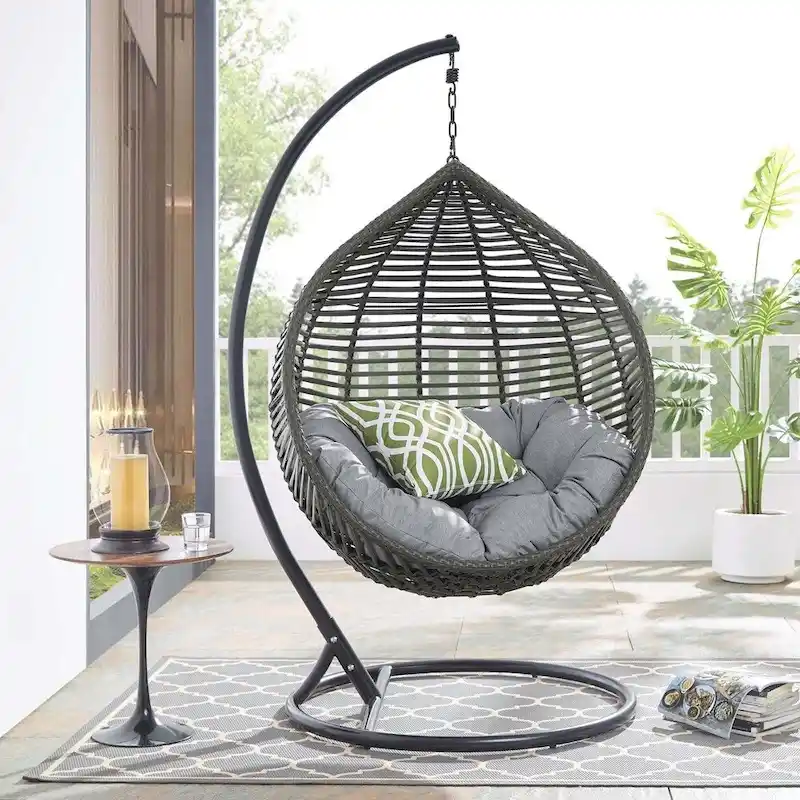 Iwal Teardrop Outdoor Patio Swing Chair by Havenside Home