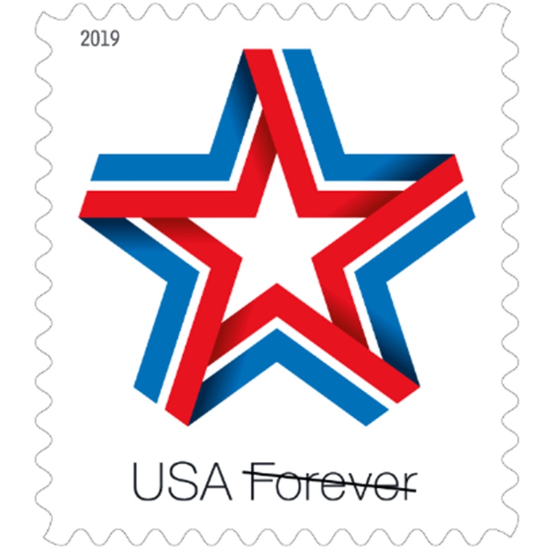Star Ribbon 2019, (Sheet of 20) - TWENTYSTAMPS