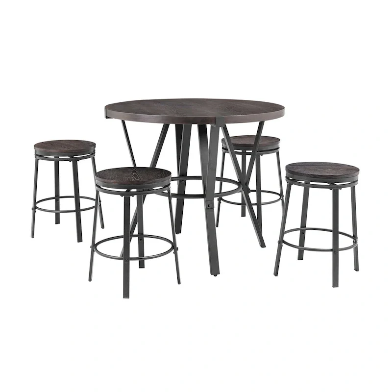 Bridgevine Home Enzo 5-Piece Counter Dining Set