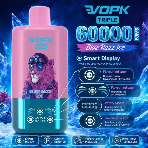 Inteligentny cyfrowy wyświetlacz VOPK Triple 60K