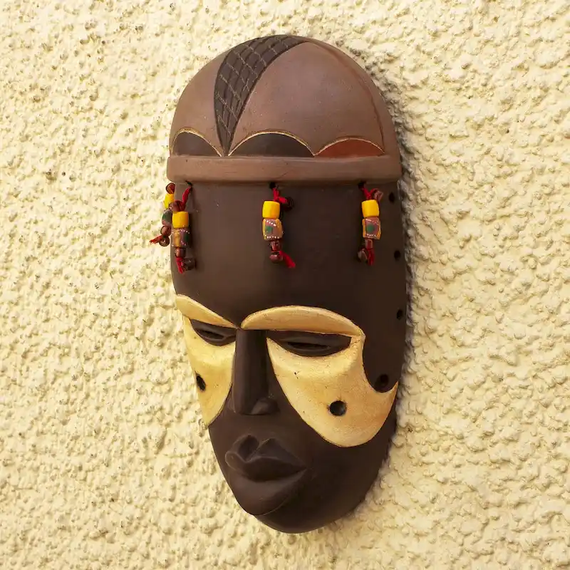 Novica Handmade Igbo Tribe African Wood Mask
