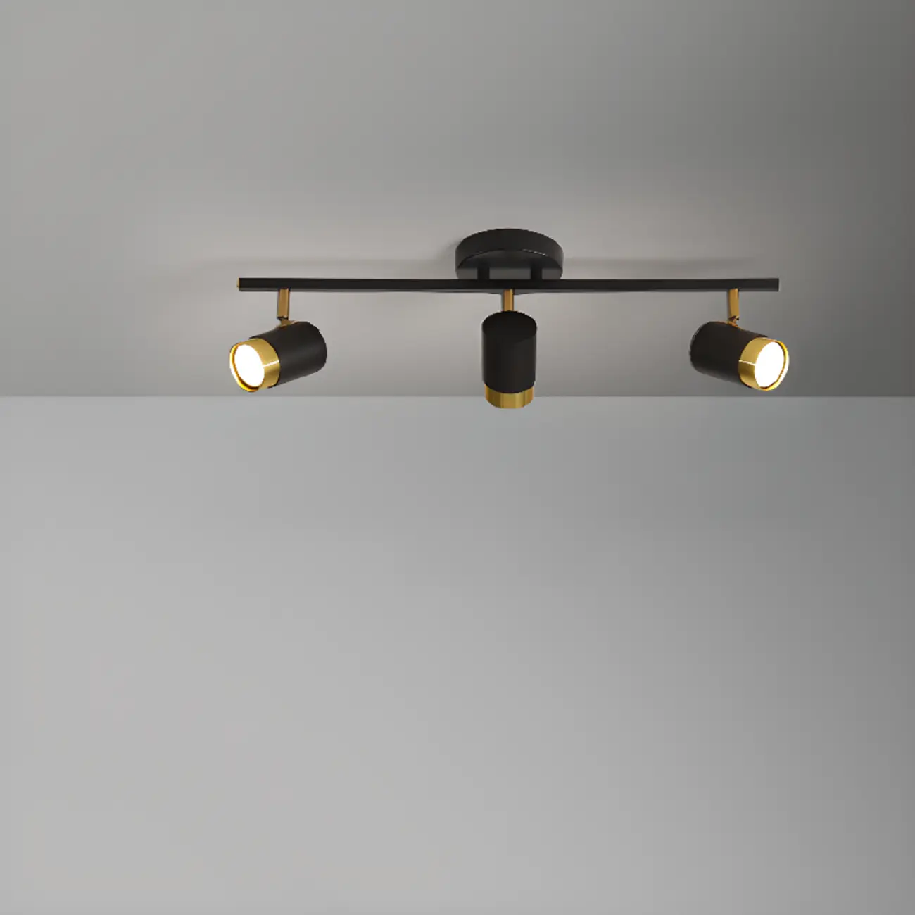 4-Light Modern Dimmable LED Track Lighting with Adjustable Head