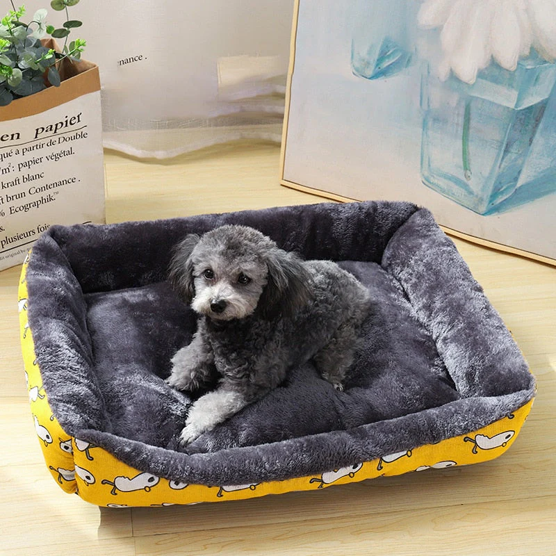 HULIANFU Pet Dog Bed Sofa Mats Pet Products Coussin Chien Animals Accessories Dogs Basket Supplies For Large Medium Small House Cat Bed - Deanwangkt