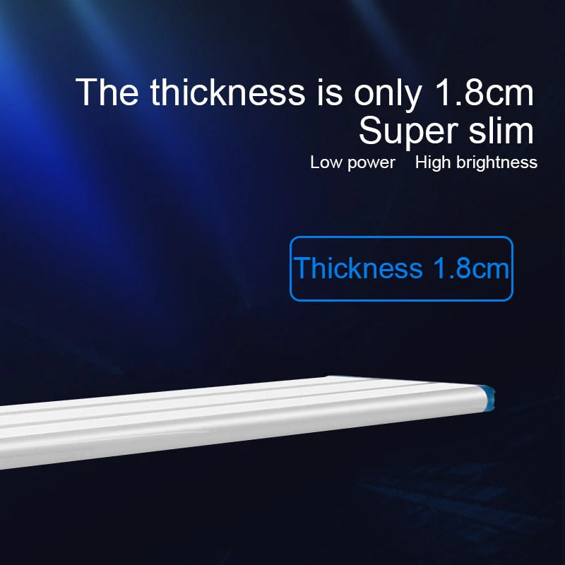 HULIANFU Super Slim LEDs Aquarium Lighting Aquatic Plant Light 18-75CM Extensible Waterproof Clip on Lamp For Fish Tank 90-260V - Deanwangkt