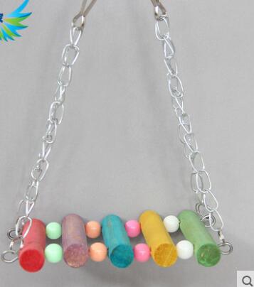 HULIANFU New Parrot Swing Bird Toy Parrot Toy Ladder Bird Swing Parrot Toy Swing - Deanwangkt